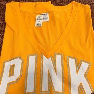 PINK yellow - NWT Large